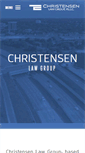 Mobile Screenshot of christensenlawgroup.com