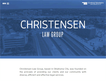 Tablet Screenshot of christensenlawgroup.com